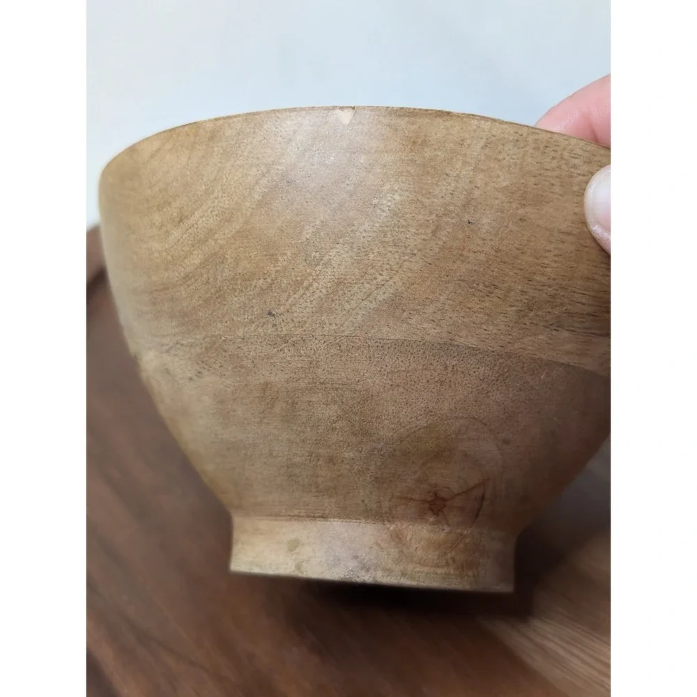 Fall Pumpkin Themed Wooden Outside Bowl Trinket Dish Home‎ Decor